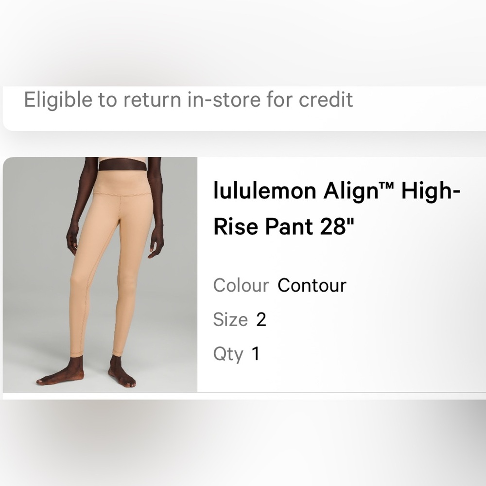 lululemon athletica Align High-Rise Pant in Contour